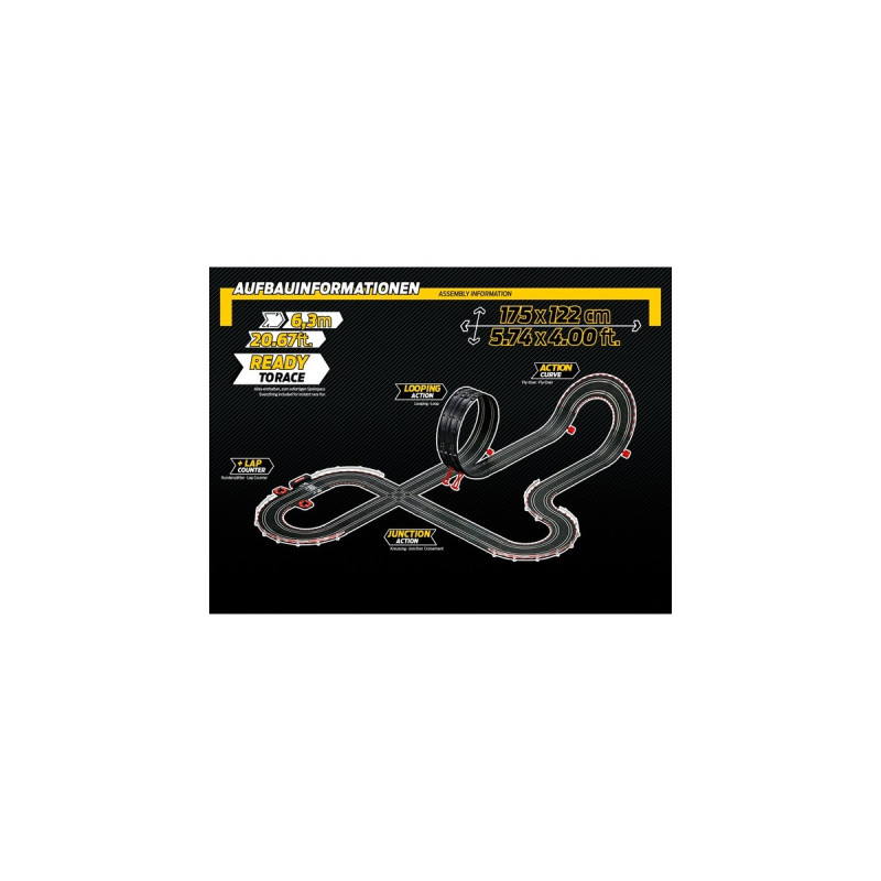 Carrera GO!!! Power Lap, Rennbahn