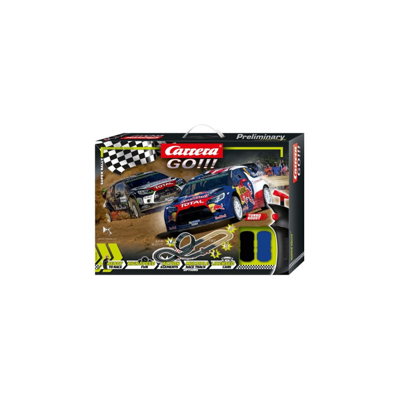 Carrera GO!!! Super Rally, Rennbahn