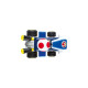 Carrera RC Mario Kart Mini RC - Toad(weiß/blau, Outlet)