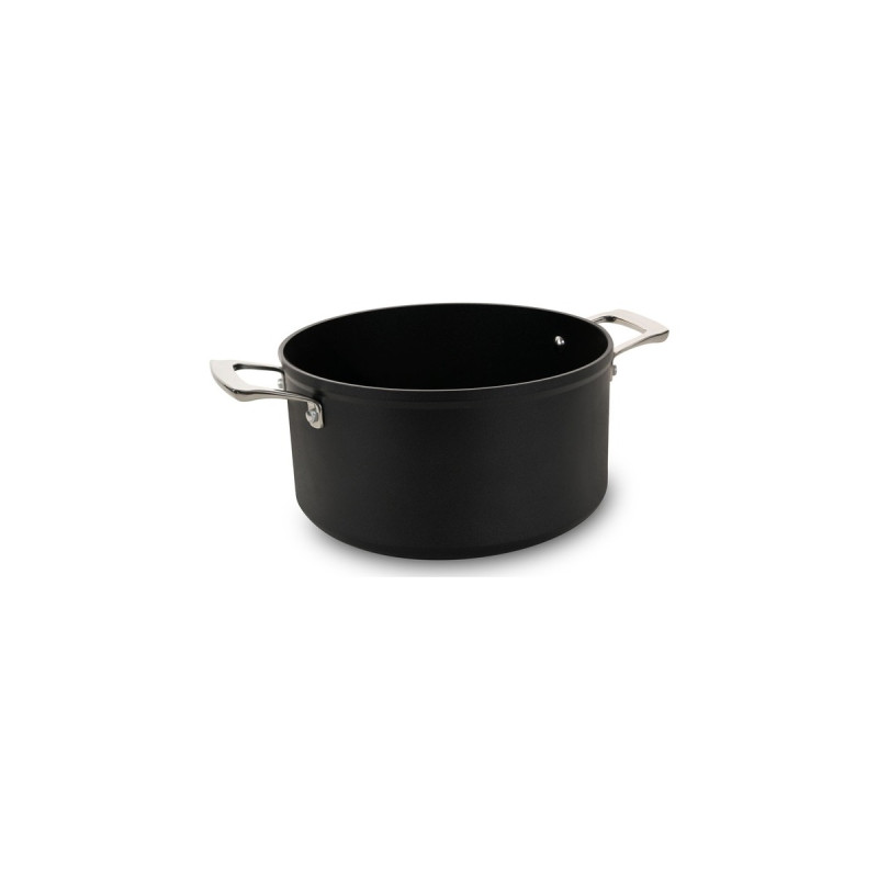 Cerafit Plasma Topf Ø 24cm(schwarz/edelstahl, mit Design-Glasdeckel)