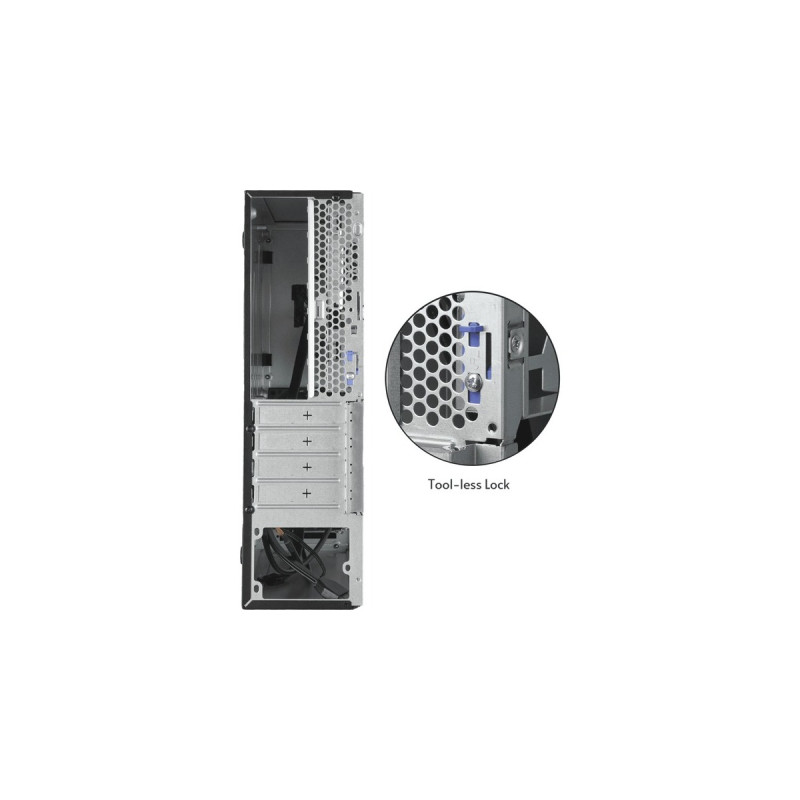 Chieftec BE-10B-300 300W, Tower-Gehäuse(schwarz, inkl. 300-Watt-Netzteil)