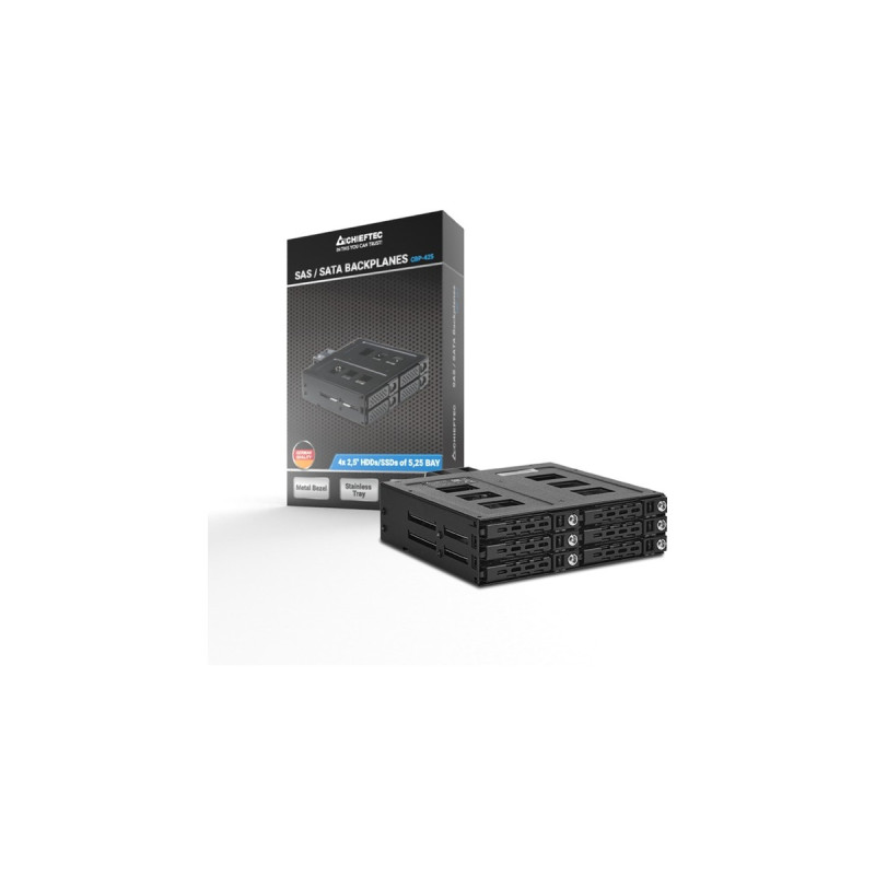 Chieftec CBP-625, Backplane(schwarz)