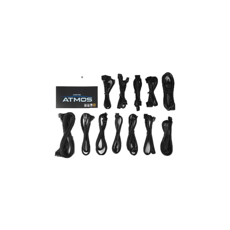 Chieftec CPX-750FC, PC-Netzteil(schwarz, 1x 12VHPWR, 4x PCIe ,Kabel-Management, 750 Watt)