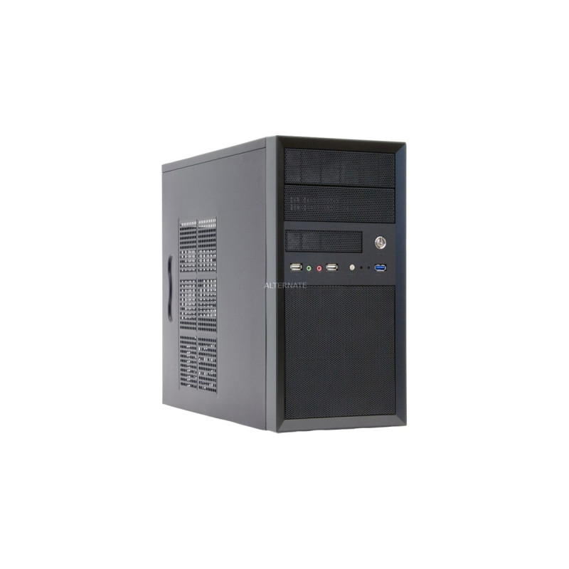 Chieftec CT-01B, Tower-Gehäuse(schwarz, Retail)