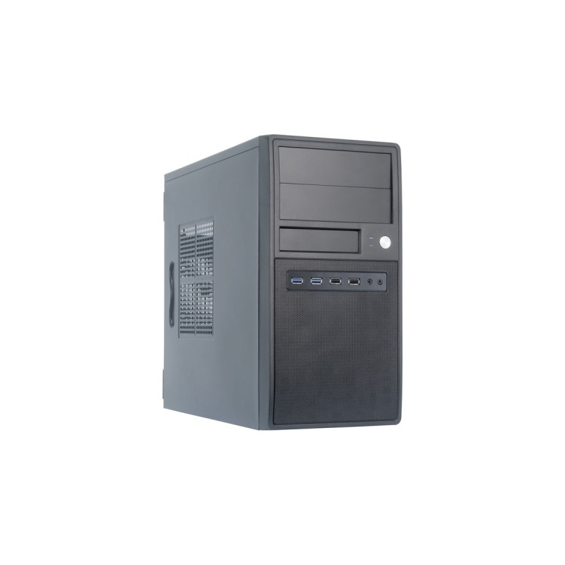 Chieftec CT-04B-350GPB, Tower-Gehäuse(schwarz, inkl. 350-Watt-Netzteil)