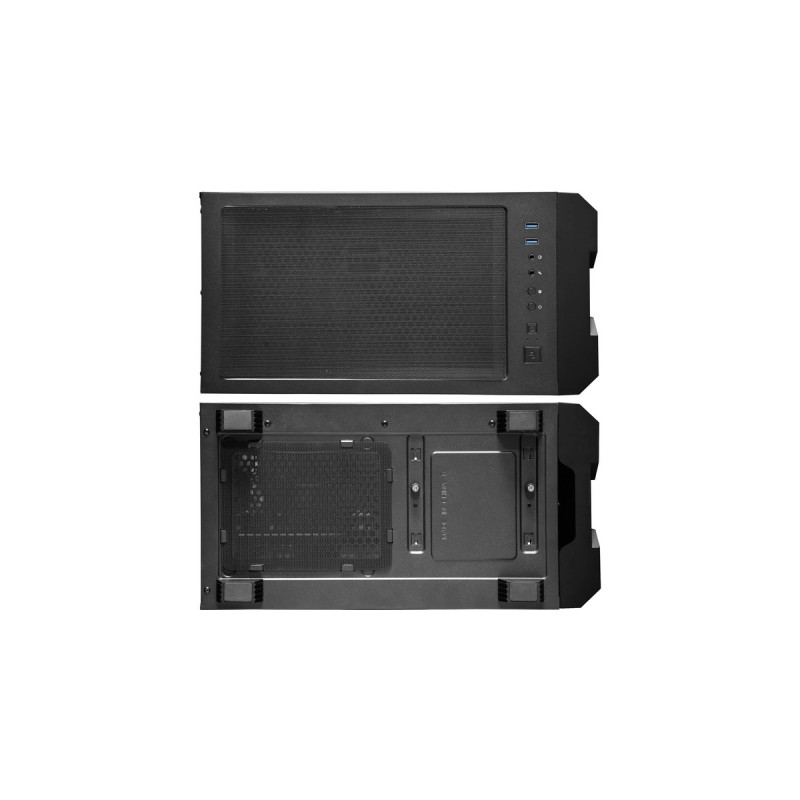 Chieftec GS-01B-OP, Tower-Gehäuse(schwarz, Seitenteil aus gehärtetem Glas)