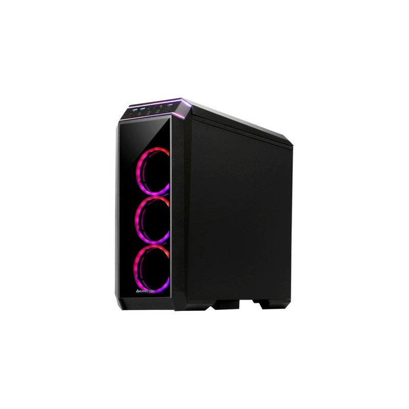 Chieftec Stallion II, Tower-Gehäuse(schwarz, Tempered Glass)