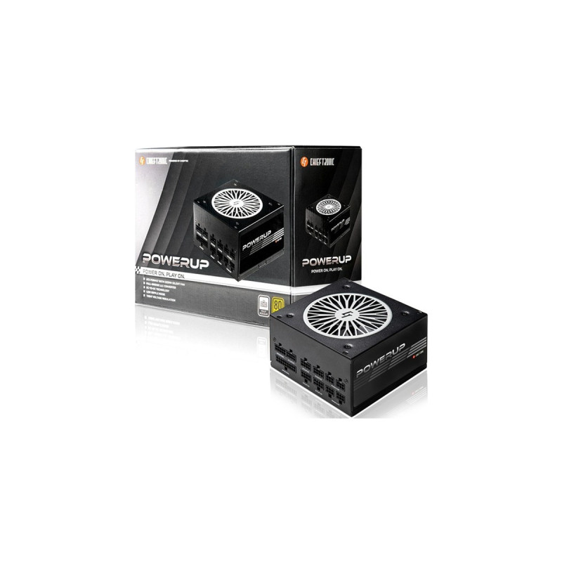 Chieftronic GPX-550FC 550W, PC-Netzteil(schwarz, 2x PCIe, Kabel-Kanagement, 550 Watt)