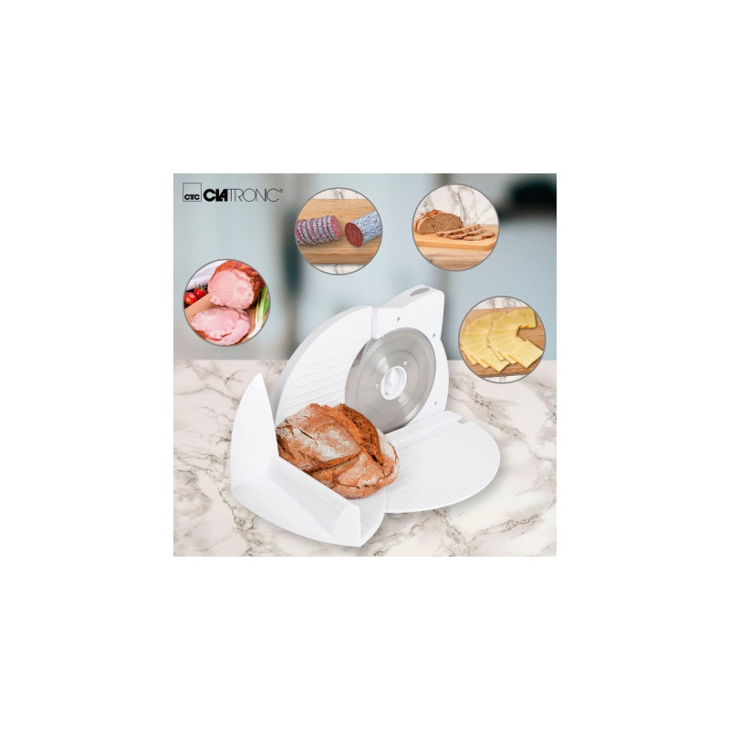 Clatronic Allesschneider AS 2958(weiß, 180 Watt)