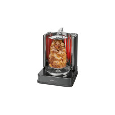 Clatronic Döner-Multigrill DVG 3686, Elektrogrill(schwarz, 1.400 Watt)