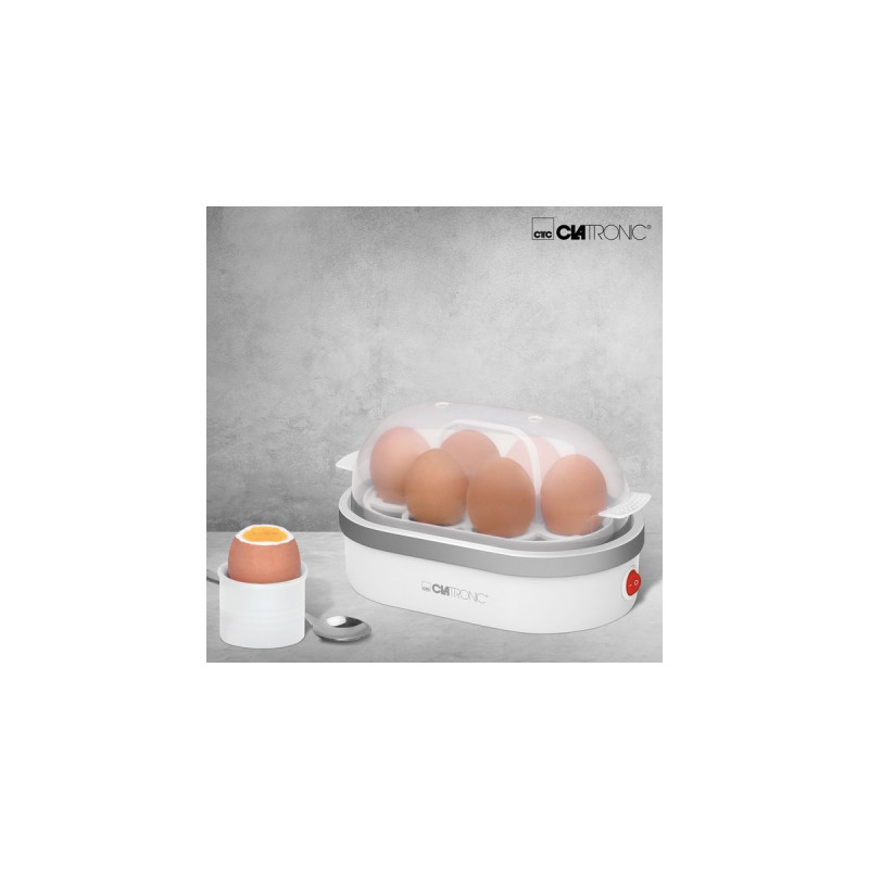 Clatronic Eierkocher EK 3497(weiß/silber)