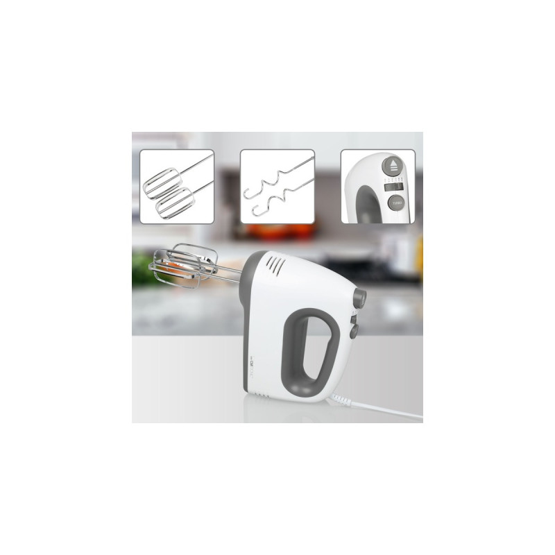 Clatronic HM 3775, Handmixer(weiß/grau)