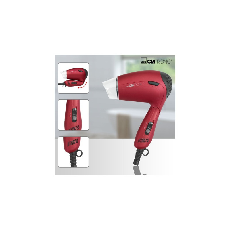 Clatronic HTD 3429, Haartrockner(rot)