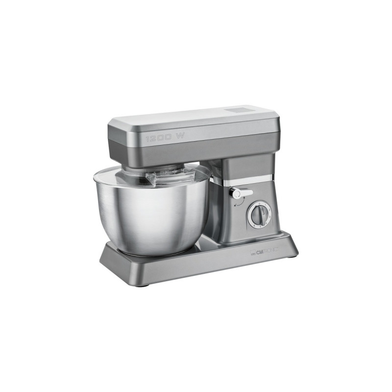 Clatronic Knetmaschine KM 3630, Küchenmaschine(titan, 1.200 Watt)