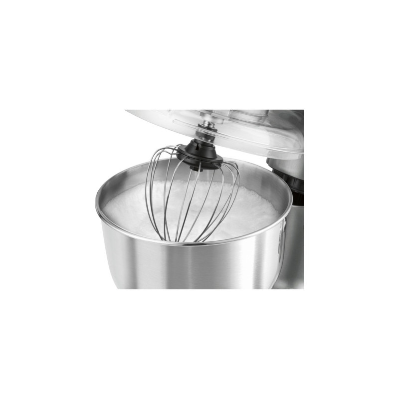 Clatronic Knetmaschine KM 3674, Küchenmaschine(titan, 1.200 Watt, Timer)