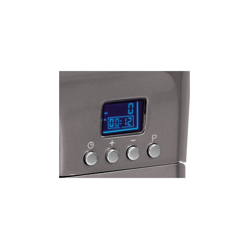 Clatronic Knetmaschine KM 3674, Küchenmaschine(titan, 1.200 Watt, Timer)