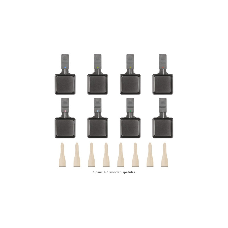 Clatronic Raclette Grill mit heißem Stein RG 3678(schwarz/silber)