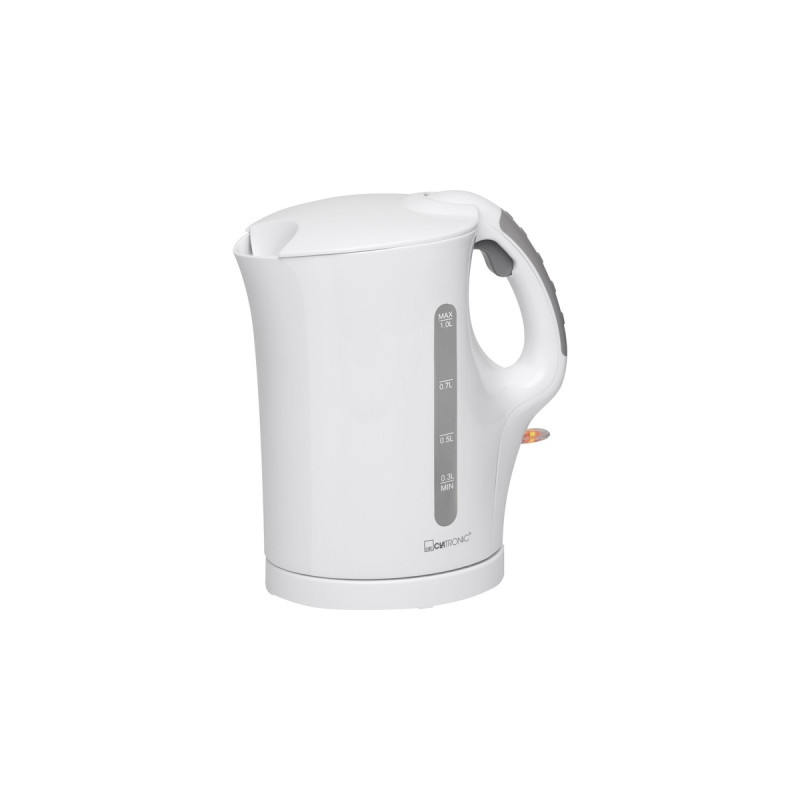 Clatronic WK 3462, Wasserkocher(weiß, 1 Liter)