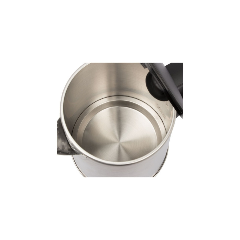 Clatronic Wasserkocher WKS 3692(edelstahl/schwarz, 1,5 Liter)