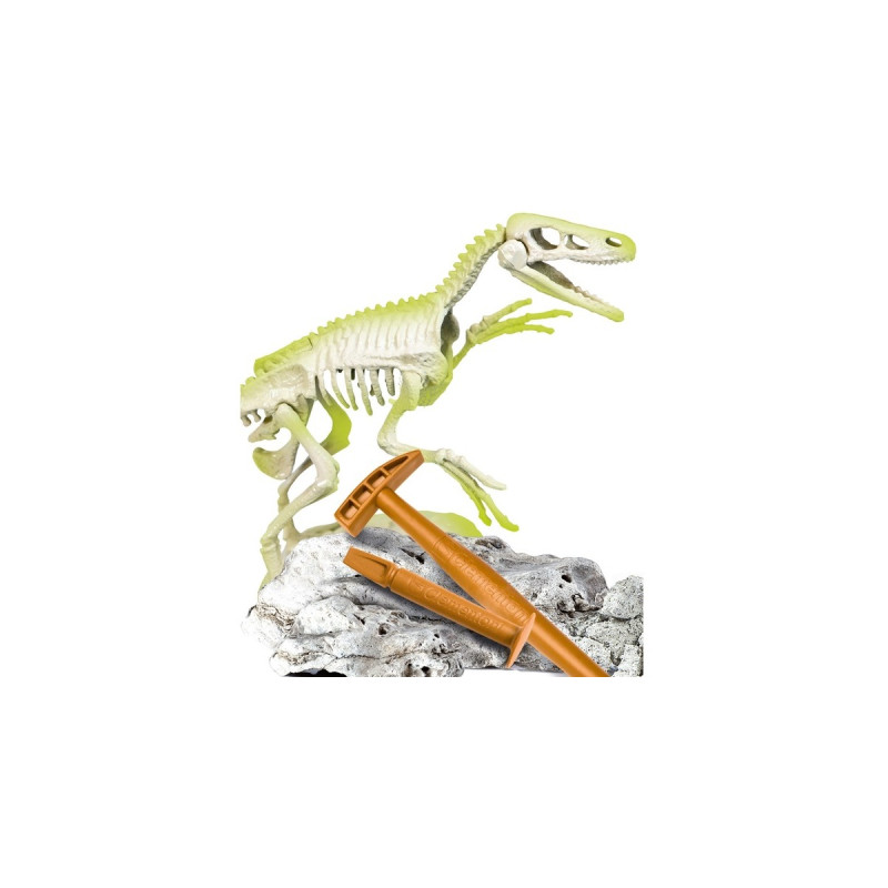 Clementoni Ausgrabungs-Set Velociraptor, Experimentierkasten