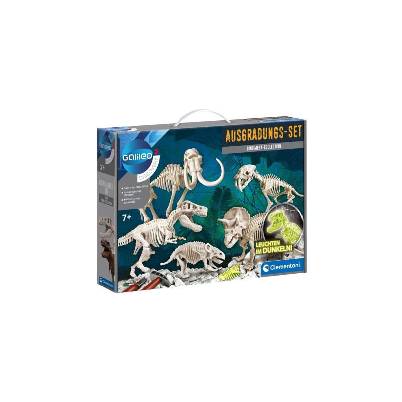 Clementoni Ausgrabungsset Dino Mega-Collection, Experimentierkasten