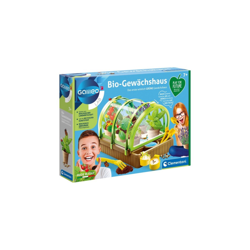 Clementoni Bio-Gewächshaus Play for Future, Experimentierkasten