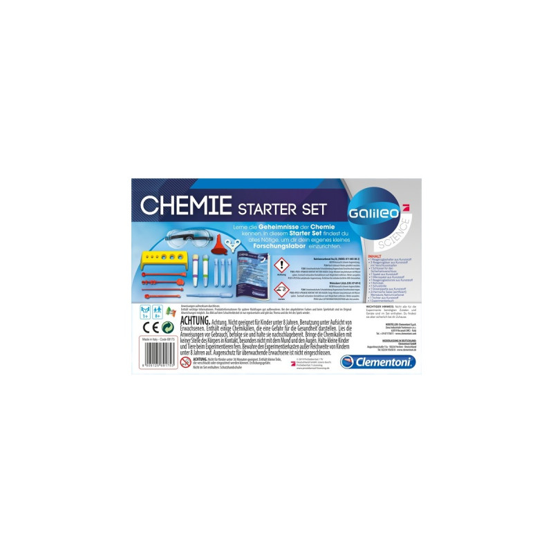 Clementoni Chemie Starter-Set, Experimentierkasten
