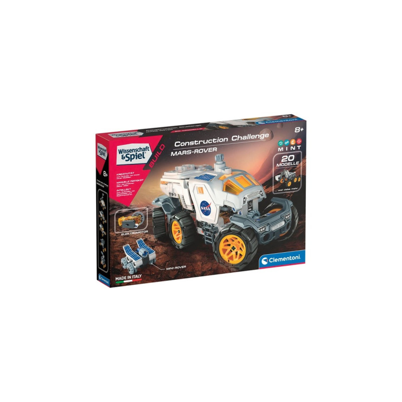 Clementoni Construction Challenge - Mars-Rover, Konstruktionsspielzeug