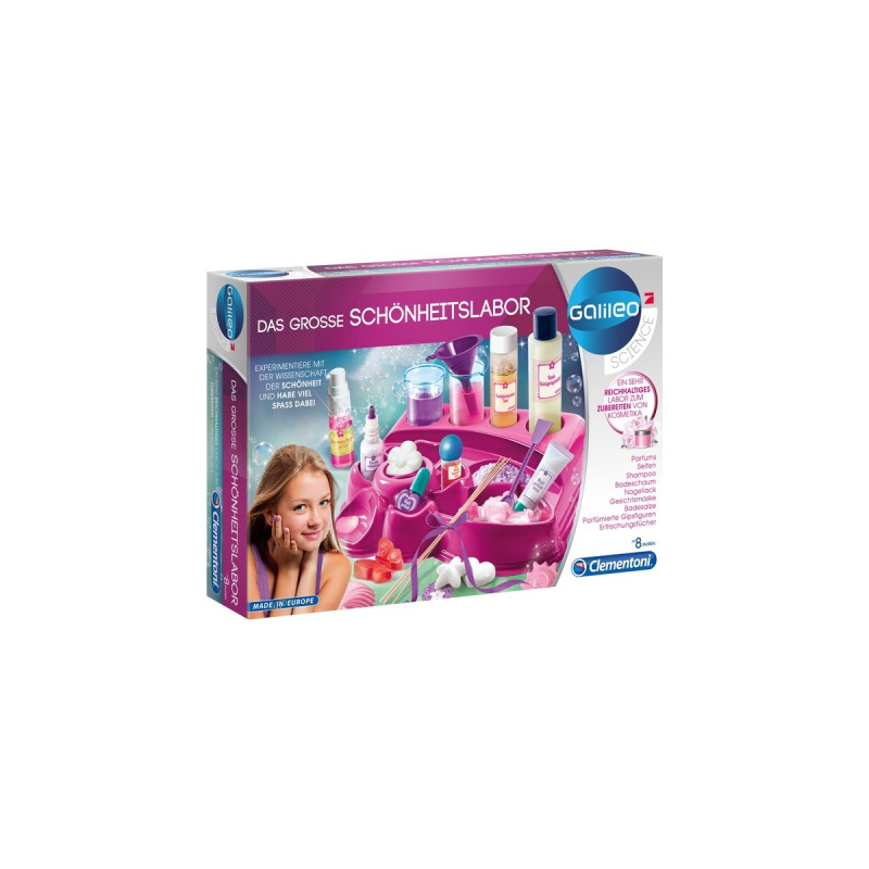 Clementoni Das große Schönheitslabor, Experimentierkasten