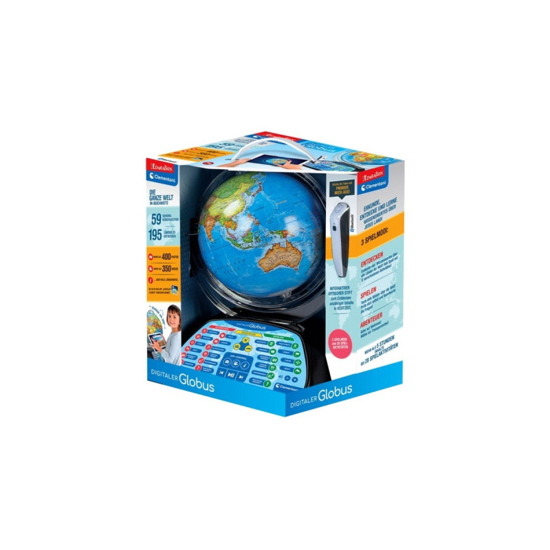 Clementoni Digitaler Globus, Lernspiel