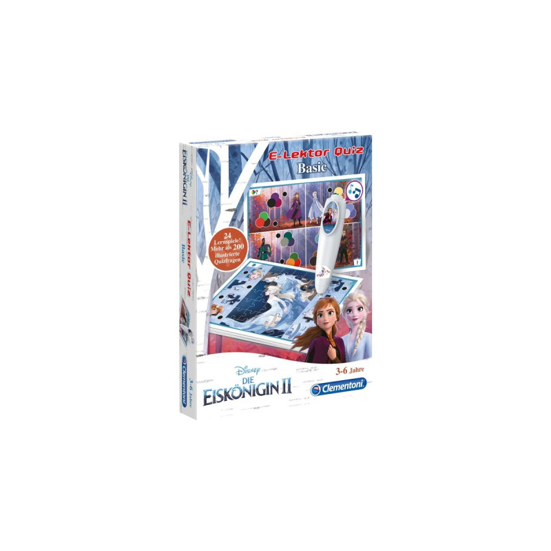 Clementoni E-Lektor Quiz Basic Frozen 2, Lernspiel