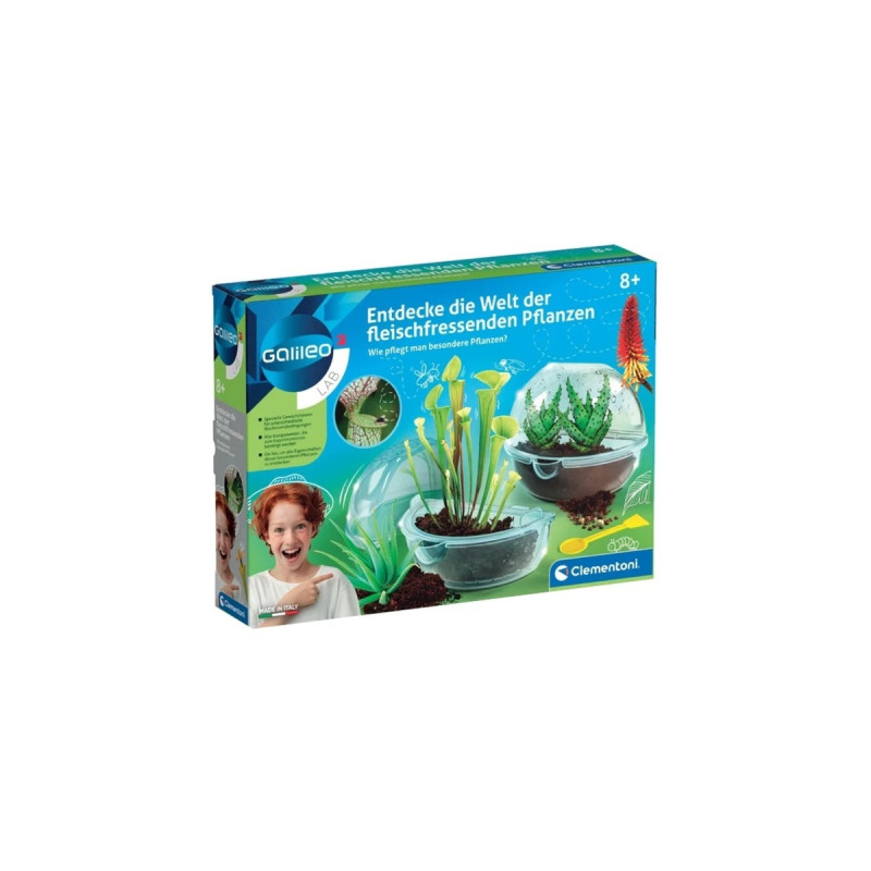 Clementoni Entdecke die Welt der fleischfressenden Pflanzen, Experimentierkasten