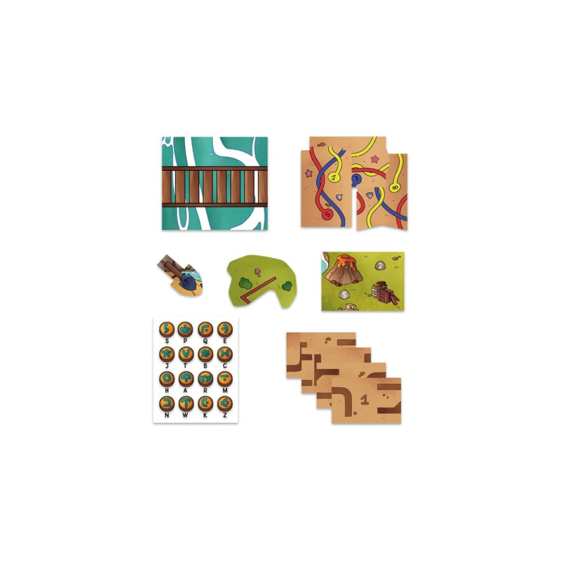 Clementoni Escape Game Junior - Die Insel der Piraten, Partyspiel