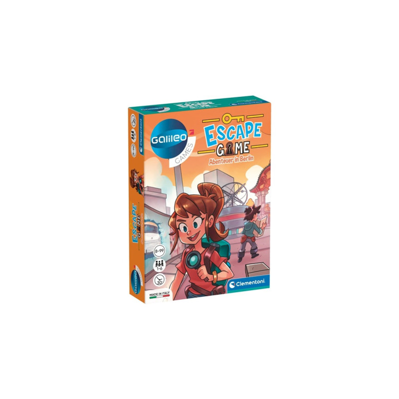 Clementoni Escape Game - Abenteuer in Berlin, Partyspiel