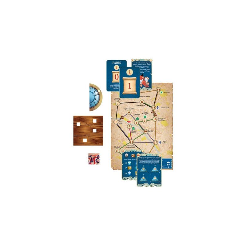 Clementoni Escape Game - Abenteuer in Paris, Partyspiel