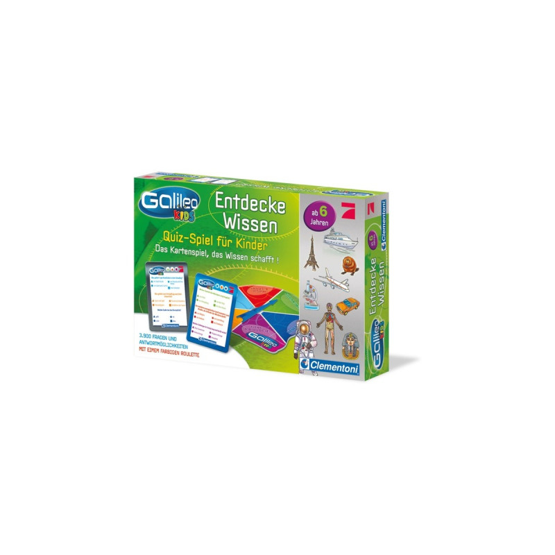 Clementoni Galileo Kids - Wissens-Quiz für Kinder, Quizspiel