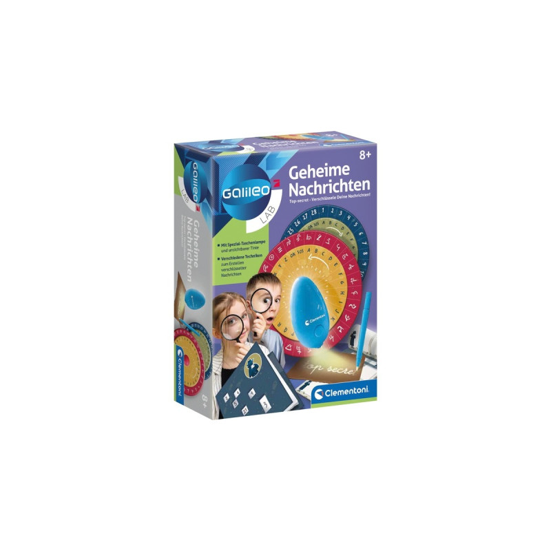 Clementoni Galileo Lab Geheime Nachrichten, Experimentierkasten