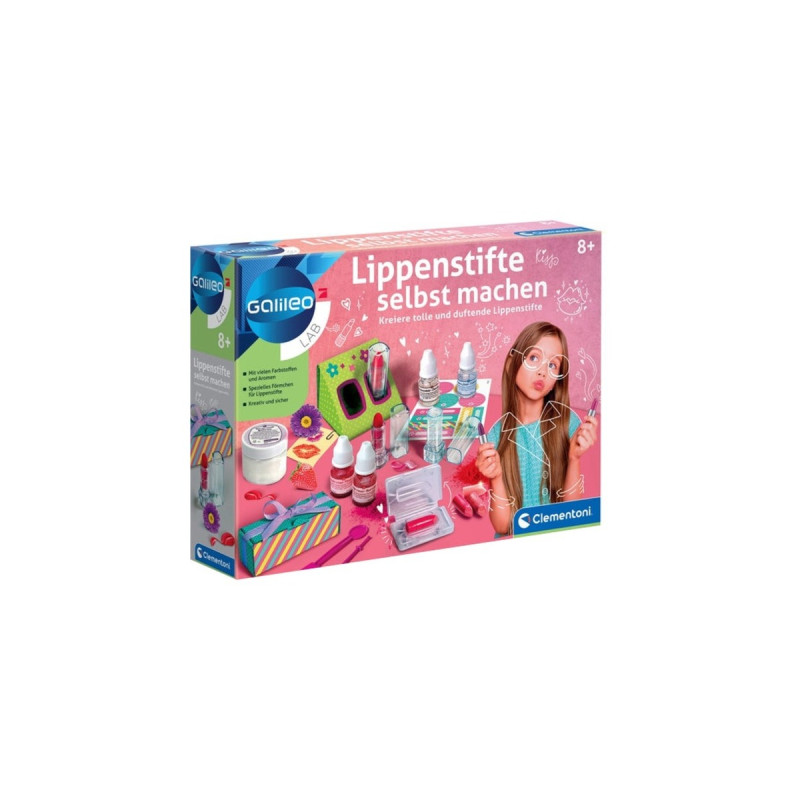 Clementoni Galileo Lab - Lippenstifte selbst machen, Experimentierkasten