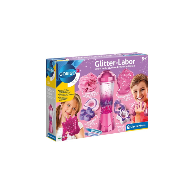 Clementoni Glitter-Labor, Experimentierkasten