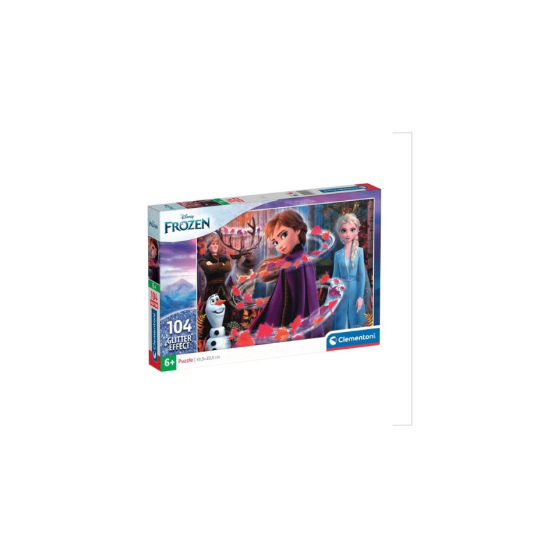 Clementoni Glitter - Disney Frozen 2, Puzzle(104 Teile)