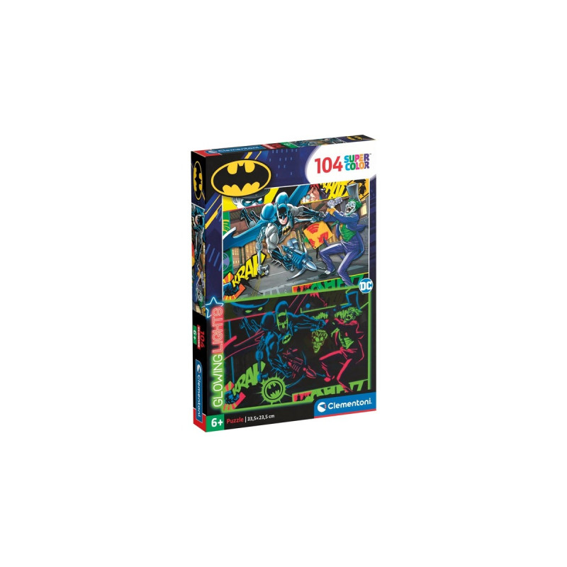 Clementoni Glowing Lights - DC Batman, Puzzle(104 Teile)