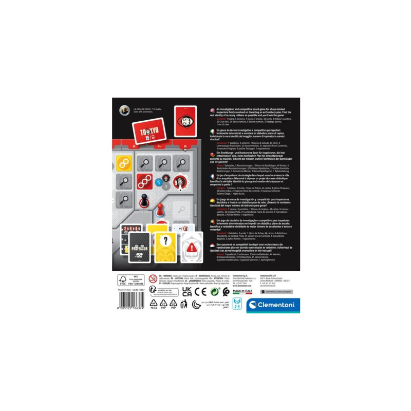Clementoni Haus des Geldes - Behind the Mask, Brettspiel