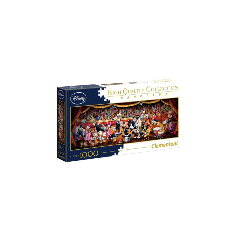Clementoni High Quality Collection Panorama - Disney Orchestra, Puzzle(1000 Teile)
