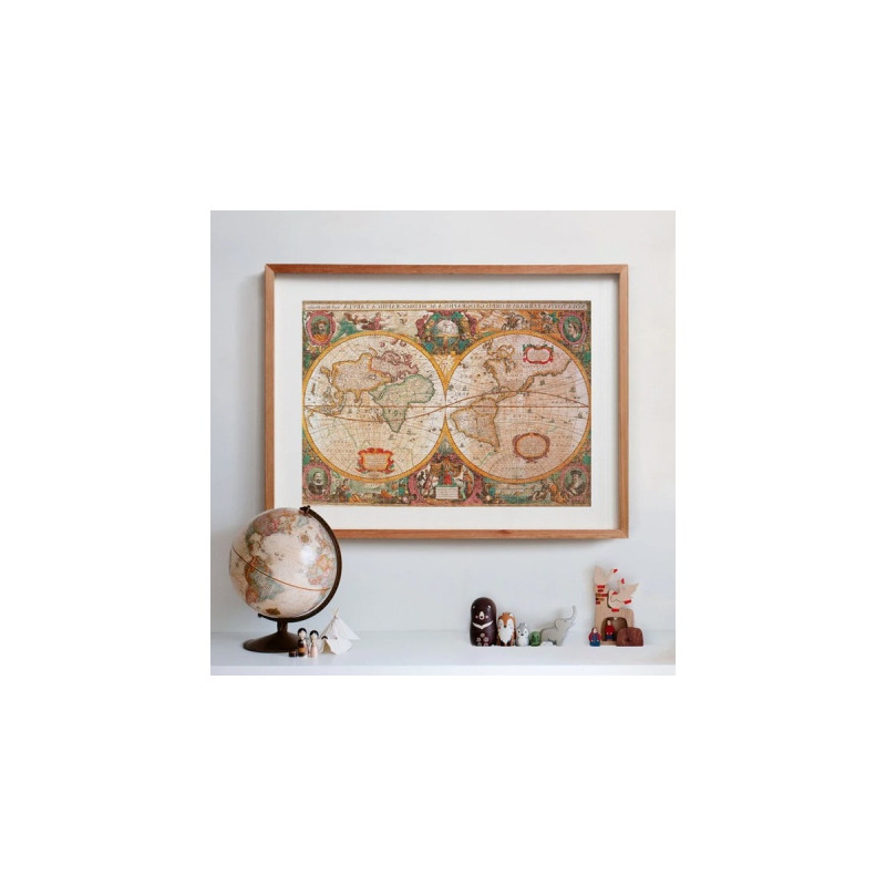 Clementoni High Quality Collection - Antike Karte, Puzzle(1000 Teile)