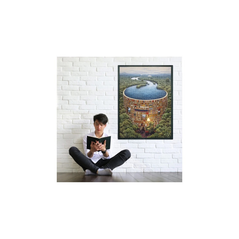 Clementoni High Quality Collection - Bibliodame, Puzzle(1000 Teile)