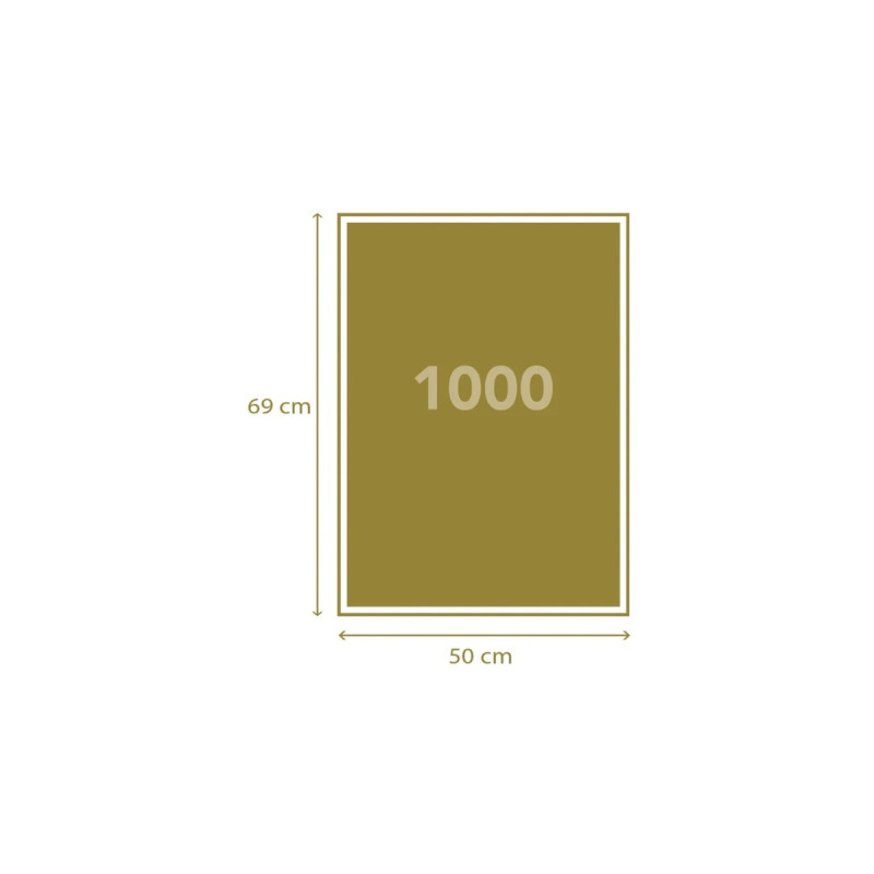 Clementoni High Quality Collection - Bibliodame, Puzzle(1000 Teile)