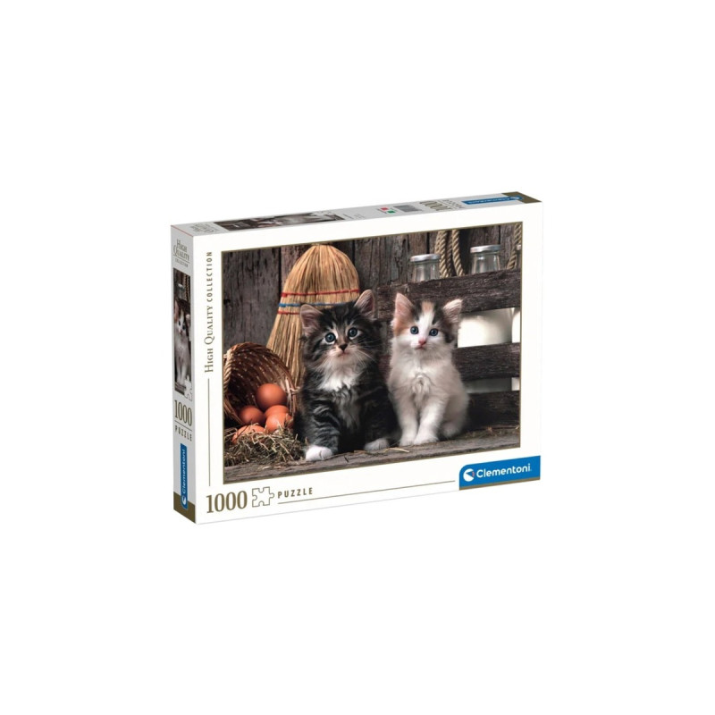 Clementoni High Quality Collection - Niedliche Kätzchen, Puzzle(1000 Teile)