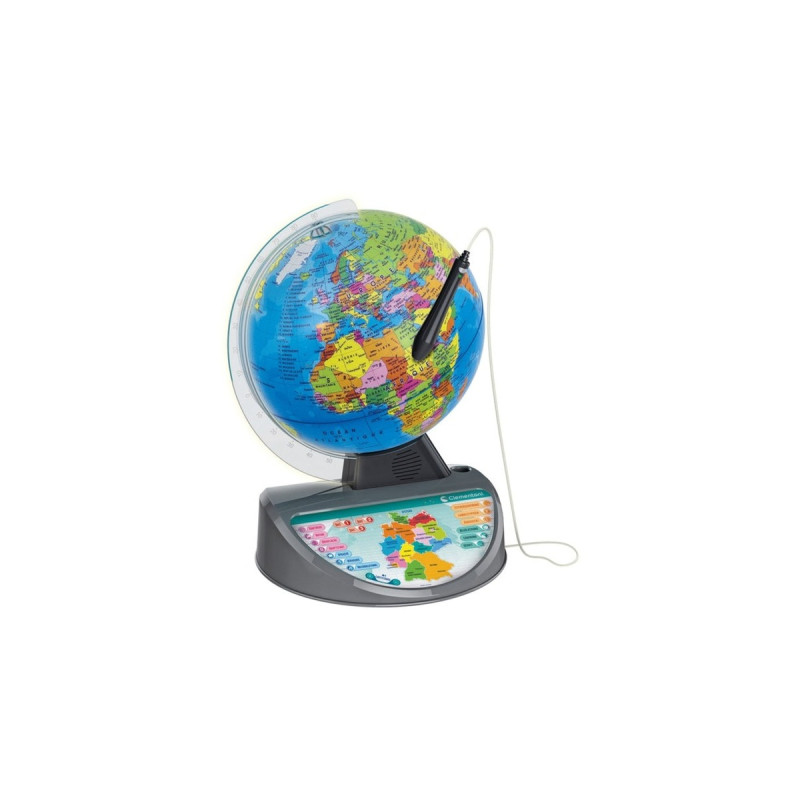 Clementoni Interaktiver Leuchtbogen-Globus, Lernspiel