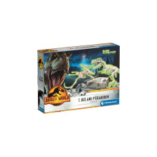 Clementoni Jurassic World 3 Ausgrabungs Set T Rex & Pteranodon, Experimentierkasten