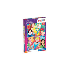 Clementoni Kinderpuzzle Supercolor - Disney Prinzessinnen( 2x 20 Teile)